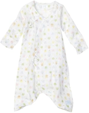 Unisex-baby Newborn Organic Muslin Wrap Gown