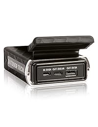 Kodiak Ultra   Banco de energía impermeable de 7800 mAh, negro cromado