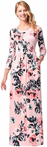 Ruiyige Women's Christmas Dress Xmas Christmas Print Party Ugly Christmas Long Maxi Dress