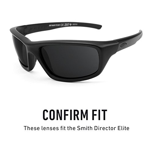 Revant Replacement Lenses for Smith Director Elite Polarized Black Chrome MirrorShield