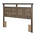 South Shore Versa Headboard, King, Weathered Oak