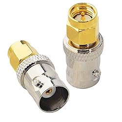 BOOBRIE BNC SMA Coax Connector SMA Male to BNC
