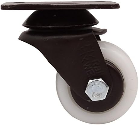 Flyrail 50 mm Revolving Twin Castor Moving Wheel With Top Plate Set of 4 Piece