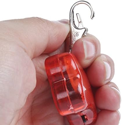 Fairy Tale Yumi For Pet Blinking Red Safty tag bone shape with light Red (Red)