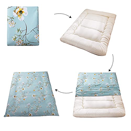 MAXYOYO Mattress Cover for Traditional Japanese Futon Mattress, Futon