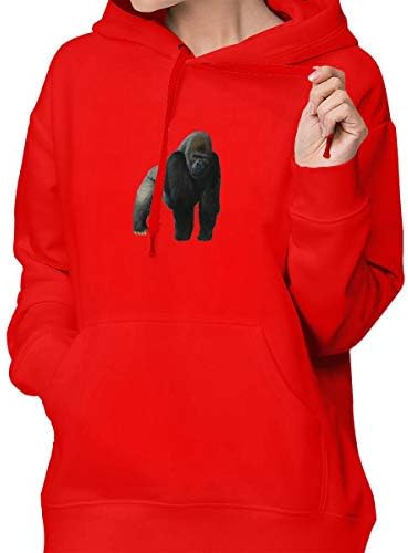 Flliaaka Gorilla Women's Terry Cotton and Modal Pullover with Side Cutouts