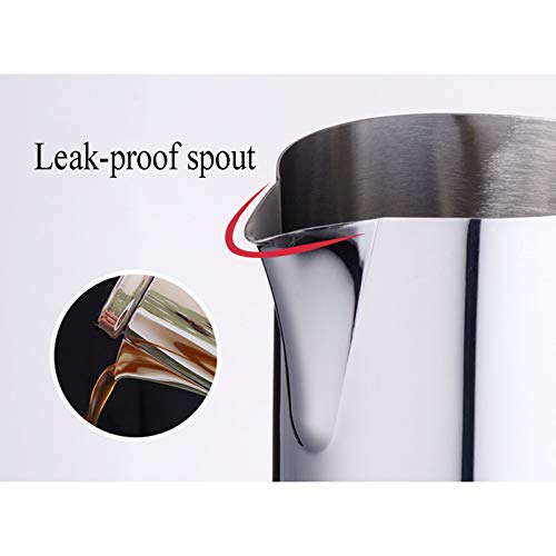 CSDY-Mokka Pot Espressokocher - Edelstahl Italienische Mokka Kanne Induktionsherd, Gas, Keramik, Elektrik Ohne Aluminium… – Bild 5