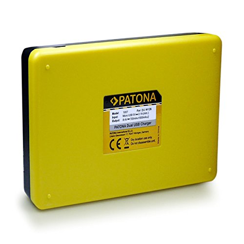 PATONA Dual Chargeur NP-W126 pour Batterie Fuji FinePix X-Pro 1 HS-30EXR HS-33EXR avec micro USB - Image 3