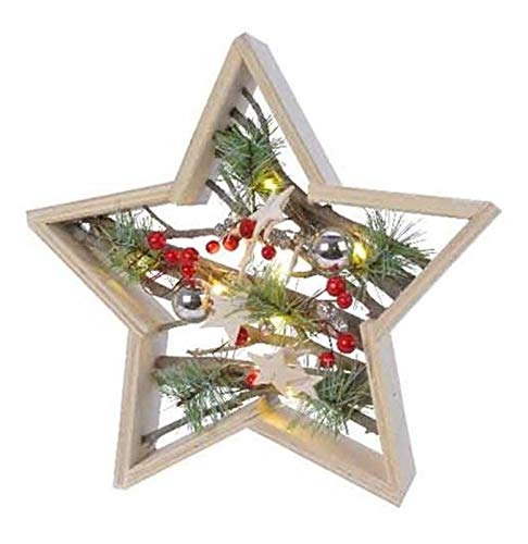 Kaemingk LED Star Battery Operated and Christmas Decorations Lights, Multicoloured, 8719152941025