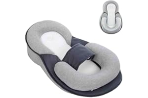 Baby Wedge Pillow for Newborn, Reflux Breastfeeding Pillow, Tummy Time Pillow for Comfortable Play & Feeding Support