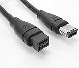 AKORD&reg; FireWire 800 to 400 9 Pin to 6 Pin 1.5m Cable IEEE 1394