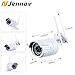 Jennov 720P Wifi Wireless Security Cameras Outdoor Waterproof Cctv Bullet IP Network Camera With Built-in 16G MicroSD Card Day Night Vision Mobilephone Remote View