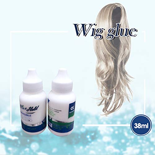 Hair Bonding Glue,Wig Adhesive Glue,Lace Wig Glue Wig Invisible Adhesive Hair Extension Liquid Hair Replacement Adhesive for Lace Wigs/Hair Pieces/Lace Glue/Wig Glue,Super Lace Glue Super Hold