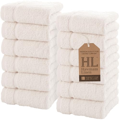 Hawmam Linen Luxury Cotton Washcloths Inch
