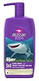 Aussie Shampoo Kids 3-N-1 Shampoo+Conditioner+BodyWash Grape 29.2 Ounce (863ml) (3 Pack)