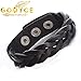 Godyce Love Friendship Bracelet Bangle Colorful Orange Enamel Bangles Bracelets for Women Teen Girls Party Fashion Bangles Stainless Steel Jewelry Birthday with Gifts Box (4mm Brown, Stainless Steel)