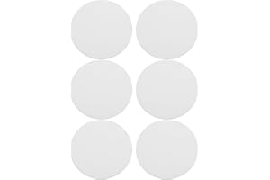 jojofuny 6pcs LED Downlight Lamp Covers Acrylic Diffuser Shades 8-inch Ceiling Light Shades Anti-Dazzling