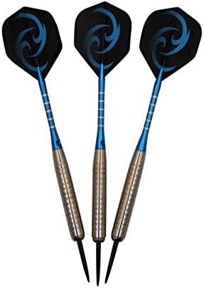 3 Peice Set Of 22g Knurled Tip Copper plated Darts With Aluminium Shafts(Tribal Tornado)