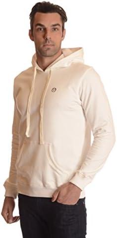 Ardorr's 100% Cotton Men's PullOver Hoodie (L, OFF WHITE)