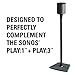 Loopilops Wireless Speaker Stand Designed for SONOS Play 1 and Play 3 Speakers - Single Stand (Black) - WSS1-B1