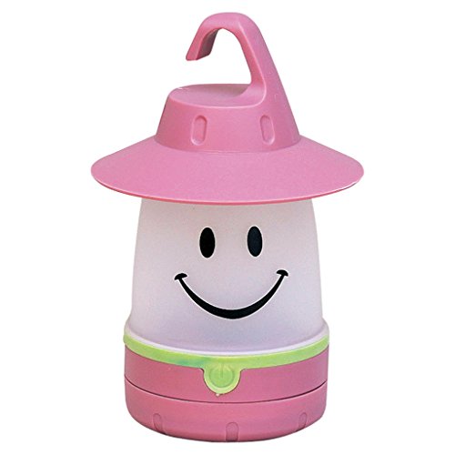 Smile LED Lantern: Portable Night Light For Kids (Peach)