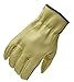 G & F Products unisex adult Unlined work gloves, Yellow, Large Pack of 3 US