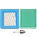 BS-491588S BS-491588 Air Filter + Pre Cleaner Spark Plug for MTD Troy-Bilt TB110 TB130 TB210 TB230 TB270ES TB280ES TB320 TB330 TB370 TB380ES TB449E TB466 TB566 TB672 TB866XP Push Lawn Mower Parts primary
