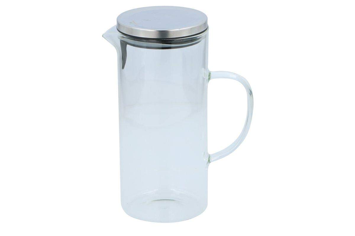 Glass jug with lid - 1.3 liters