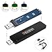 ELUTENG M.2 NVME SSD Enclosure Adapter, NVME HDD to USB Adapter 5Gbps for PCIE NVME M Key, External NVME to USB Hard Disk Case Compatible with Samsung 960 970 EVO PRO