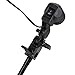 KINGBO Gooseneck Clamp Clip Holder Adjustable and Flexible Aquarium/Grow Light Bulb with E26 Socket On/Off Switch for Fish Coral Reef Nano Tanks & Indoor Desk Plants.