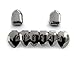 Gold Grillz Best gift for Son-New Custom Fit 14k Plated Gold, Silver, Rose Gold Grillz - Excellent Cut for All Types Of Teeth - Top and Bottom Grill Set - Hip Hop Bling Grillz