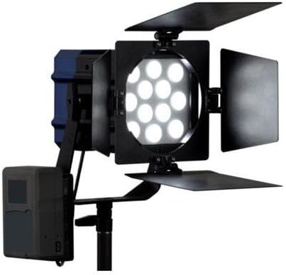 Nila Zaila, Double AC/DC Tungsten LED Light Kit with V-Mount, Includes 2 Zaila, 12 Lenses With Pouch, 8 Hard Gels