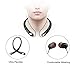 Bluenin Bluetooth Headphones Hi-Fi Stereo Neckband Wireless Headset Retractable Earbuds with Mic(16 Hours Play Time, Bluetooth 4.1, Sweatproof)-2017 Upgraded Version (Black)