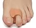 ZenToes Gel Toe Separators for Overlapping Toes, Bunions, Big Toe Alignment, Corrector and Spacer - 4 Pack (Beige)