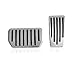 TeslaHome Antislip Gas & Brake Pedals Foot Pedal Pads, Auto Aluminum Pedal Covers for Tesla(A Set of 2) (For Tesla Model 3)