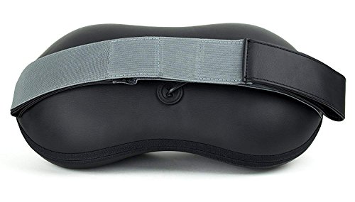 Zyllion Back Neck Massage Pillow - Heated Shiatsu Massager for Relaxation, Physical Therapy, and Pain Relief (ZMA-19-BK)