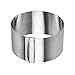 KALREDE Cake Ring Molds-Adjustable from 6 Inch to 12 Inch Stainless Steel Round Mousse Cake Mould - Baking Accessoories