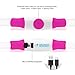 Led Dog Collar, BSEEN USB Rechargeable Flash Dog Necklace Light, Pet Safety Collar Makes Your Beloved Dogs Be Seen at Night for Small Medium Large Dogs(Pink)
