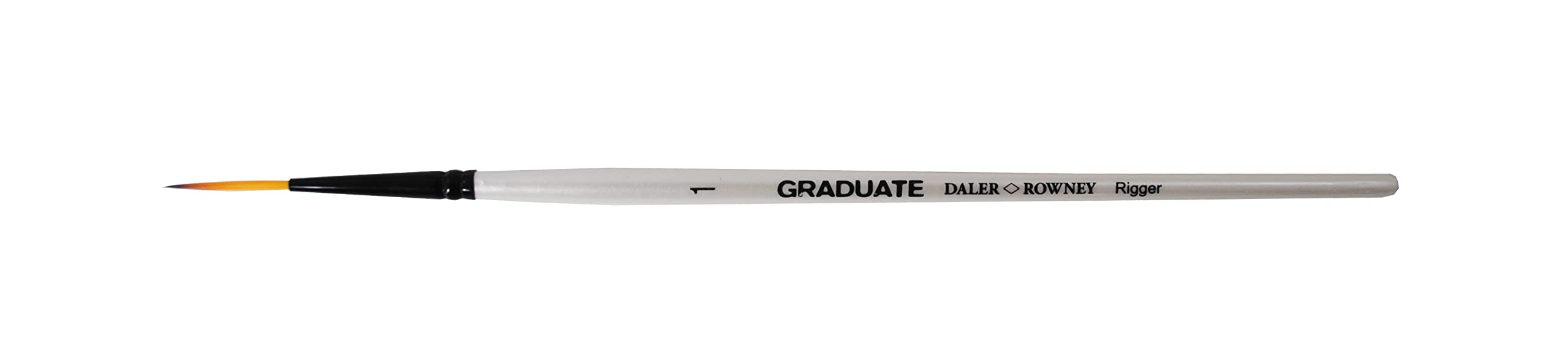 Daler-Rowney Graduate Watercolour Brush, Synthetic Hair, Short Handle, Rigger, 1