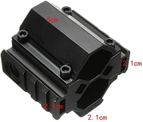 20mm Barrel Laser LED Flashlight Picatinny Scope Mount Rail
