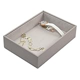 Stackers Classic Taupe Deep Open Section Jewelry Box