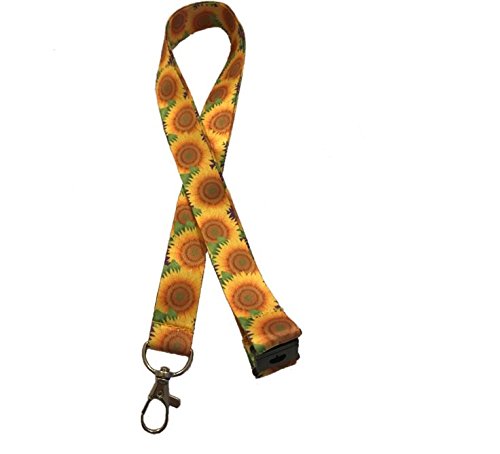 Sunflowers Neck Lanyard with Safety Breakaway