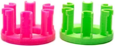 U-B Charmed Advanced Hexafish Loom Maker-Pink and Green - Band Not Included by UB Charmed