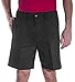Creekwood Elastic Waist Twill Shorts for Big & Tall Men – 100% Pure Cotton