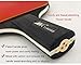 SHXH Table Tennis Racket,Ping Pong Paddle Set,Training Racquet Kit,with Portable Cover Case Bag