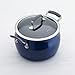 Epicurious Cookware Classic Collection- Induction Dishwasher Safe Oven Safe Non-stick, 11 Piece Aluminum Blue Cookware Set