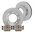 REAR 325.88 mm Premium OE 8 Lug [2] Brake Disc Rotors + [4] Ceramic Brake Pads