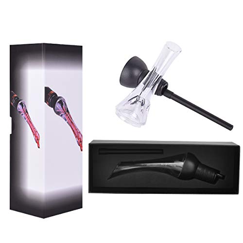 Premium Wine Aerator Pourer - Instant Red Wine Aeration for In Bottle Use - Perfect Wine Accessories - Gift Box - Thumbnail 6