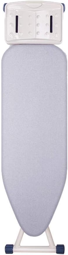 Ironing Boards Household Ironing Table, Height Adjustable Clothes Iron Rack Bedroom Floor-standing Solid Steam Board Ironing Board, 100 * 34 * 86CM Laundry supplies (Color : Silver)