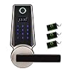 HARFO F02 Series Fingerprint and Touchscreen Keyless Smart Lever Door Lock Advanced 3D Fingerprint Reader for Office…
